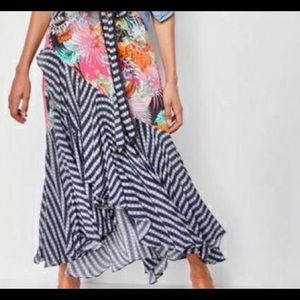 Anthropologie Maxi Flare Skirt
